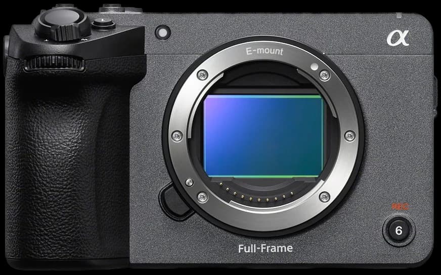 Sony FX5 camera body, front view